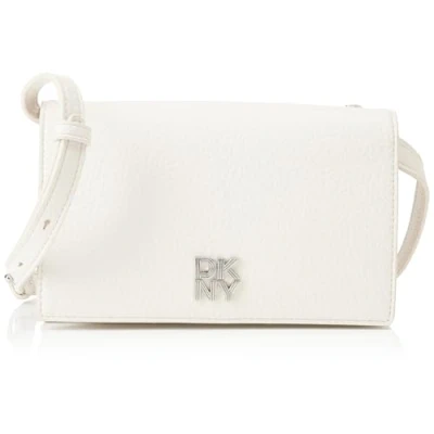 Afbeelding van DKNY Schoudertas Portemonnee Etta Crossbody Wallet Pebble Crème