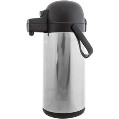 Afbeelding van Thermos Pomp thermoskan met drukknop 1,9 liter Zilverkleurig