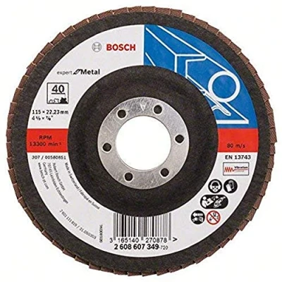 Afbeelding van Bosch Accessories 2608607349 Power Tools Lamellenschijf Diameter 115 mm 1 stuk(s)