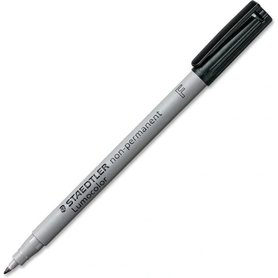 Afbeelding van Viltstift Staedtler Lumocolor 316 non permanent F zwart