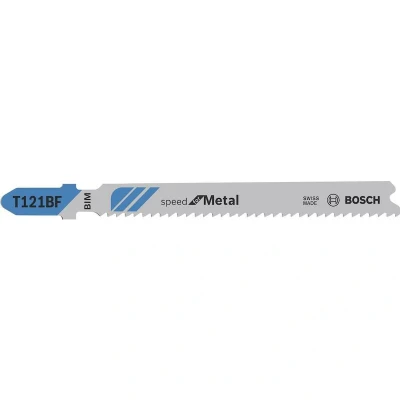 Afbeelding van Bosch Decoupeerzaagblad universele schacht T 121 BF blister van 5 bladen