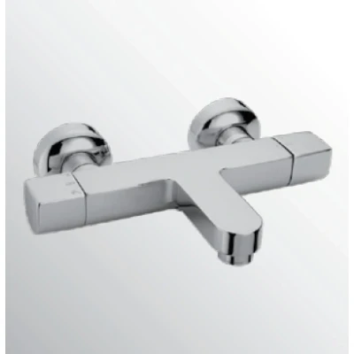 Afbeelding van Huber Icon Bad/douchethermostaatkraan chroom VL.T21010.21