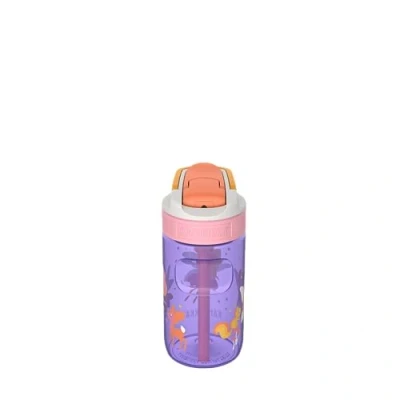 Image de Kambukka Gourde pour enfants 400 ml Étanche résistante aux taches et odeurs Durable chocs Passe au lave vaisselle avec paille Modèle Lagoon Fairy Wood