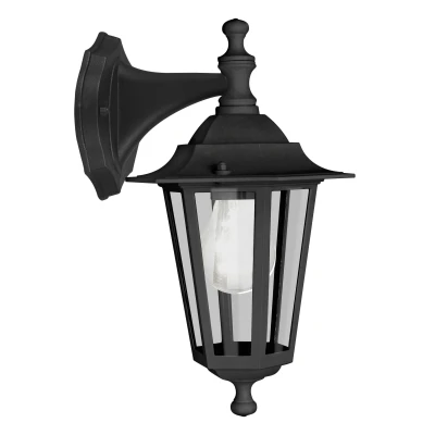 Afbeelding van Eglo Wandlamp Laterna Neerwaarts Buitenverlichting Zwart