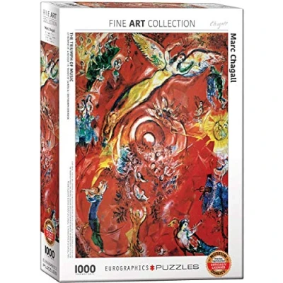 Image de Puzzle Eurographics Marc Chagall : Le Triomphe de la Musique, 1000 pièces