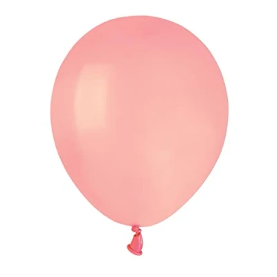 Afbeelding van Envelop 100 hoogwaardige natuurlijke latex ballonnen A50 (Ø 13 cm / 5 inch) pastelroze