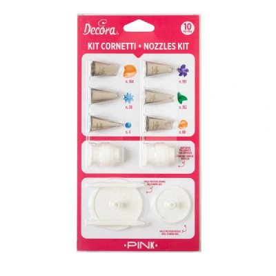 Afbeelding van Decora Spuitmondjes Set Bloemen 10st