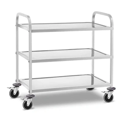 Afbeelding van Royal Catering Serveerwagen 3 legborden Max laadvermogen 355 kg