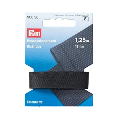 Afbeelding van PRYM BROEKSTOOTBAND ZWART 1,25M.