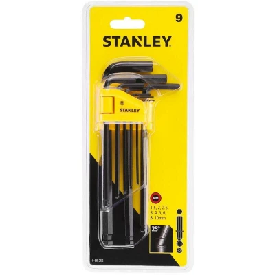 Afbeelding van Stanley inbussleutel met kogelkop 9 delige 1,5 10 mm