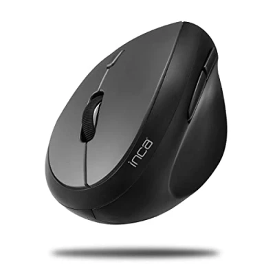 Afbeelding van INCA IWM 279G 1600 DPI NANO , SIDE LASER WIRELESS MOUSE GRAY Ergonomisch speciaal ontwerp