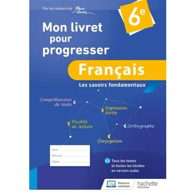 Image de Mon livret pour progresser français 6e