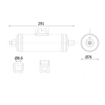 Afbeelding van Mahle Original Airco droger/filter AD 325 000S