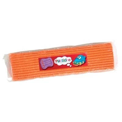 Afbeelding van One Colour boetseerklei 400 g oranje #17 voor kinderen, eenvoudig te modelleren en modelleren, sculpturen, modellen stop motion animaties maken