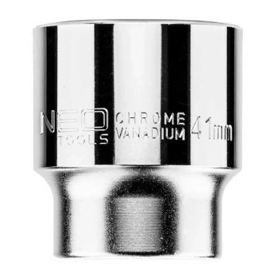 Afbeelding van NEO TOOLS 08 328 Steeksleutelelement 3/4 3124 41 mm Chroom vanadium staal Twaalfkant