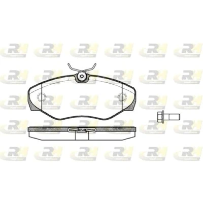 Afbeelding van ROADHOUSE 2834.10 Remblokkenset Vooras Met schroeven, kleeffolie toebehoren, veer OPEL: Vivaro A Platform / Chassis, Combi