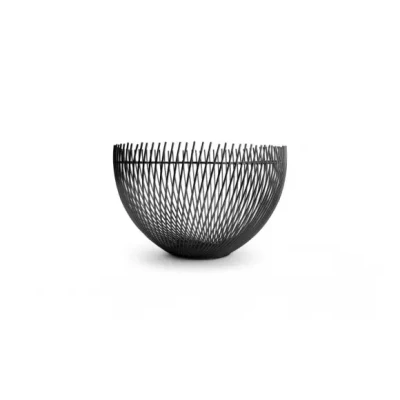 Afbeelding van Salt&amp;Pepper Draadmand 30xH18cm zwart twisted Iris
