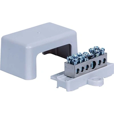 Afbeelding van DWS Verdeelstrip 1 X 6 16 Mm2 + 5 1,5 10 Grijs Contactdozen
