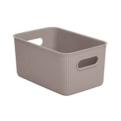Afbeelding van Tatay 7010203 Baobab opbergdoos, inhoud 5 l, polypropyleen, BPA vrij, taupe, 18,1 x 27,2 13 cm