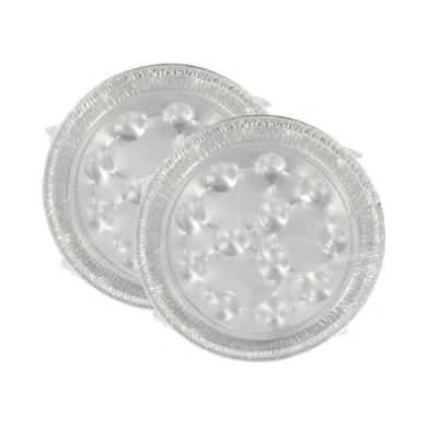 Afbeelding van Fackelmann 9986650 2 x 10 slakkenborden van aluminium 2433350, slakkenschaal, aluminium, zilver, 17,5 2,2 cm