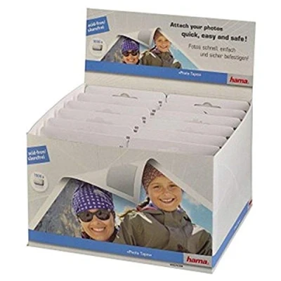 Afbeelding van Hama Dispenser voor kleefpunten (1 dispenser, 1000 fotohoeken, 12 x 13 mm), transparant