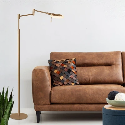 Afbeelding van Steinhauer Vloerlamp Turound Brons Dimbaar Metaal LED
