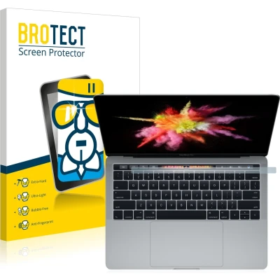 Afbeelding van BROTECT Screenprotector voor Apple MacBook Pro 13&quot; 2017 (Unteres Display) Folie Beschermfolie Beschermglas transparant