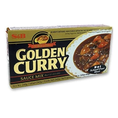 Afbeelding van GOLDEN CURRY Kruidige Japanse currymix (sterk)