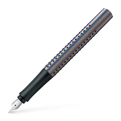 Afbeelding van Faber Castell Fc 140843 Vulpen Grip Glam F Zilver