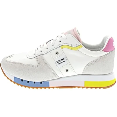 Afbeelding van Blauer Melrose Sneakers laag, Dames, Maat: 40, White Leer/ synthetisch