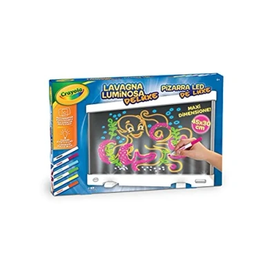 Afbeelding van Crayola Hobbypakket Lichtgevend Tekenbord Voor Kinderen 6 Stiften