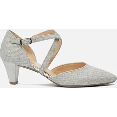 Afbeelding van Gabor Klassieke pumps, Dames, Maat: 38, Silver Textiel
