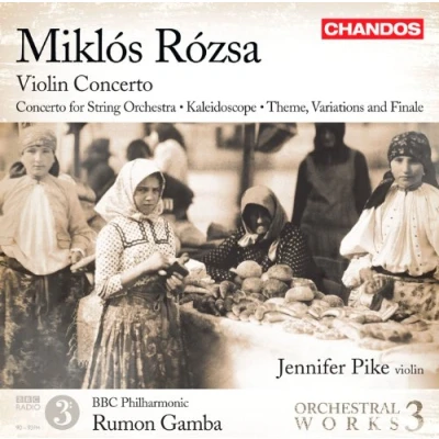 Afbeelding van Jennifer Pike, BBC Philharmonic Orchestra, Rumon Gamba Rózsa: Orchestral Works, Volume 3 (CD)