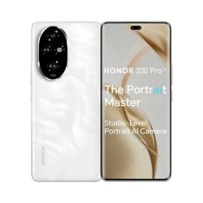 Image de Smartphone Honor 200 Pro 5G Double nano SIM 512 Go 6.78&quot; Moonlight White