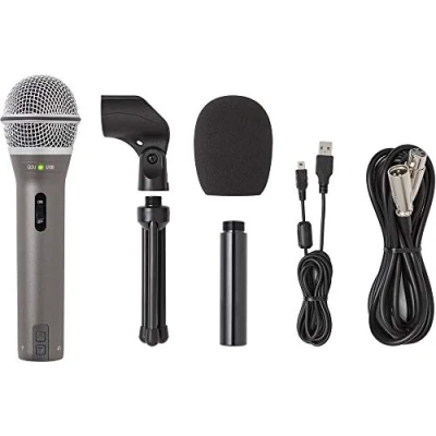 Image de Samson Q2U Recording and Podcasting Pack Microphone dynamique USB/XLR avec accessoires