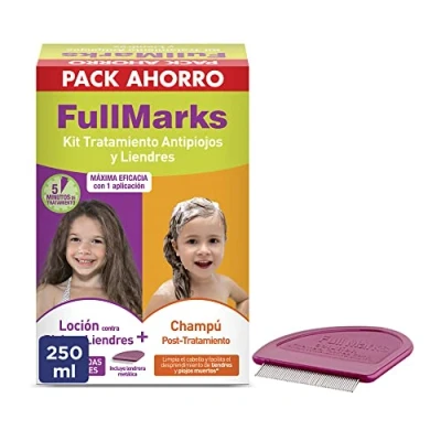Afbeelding van Anti luizenshampoo Fullmarks 2 Onderdelen Hår behandling