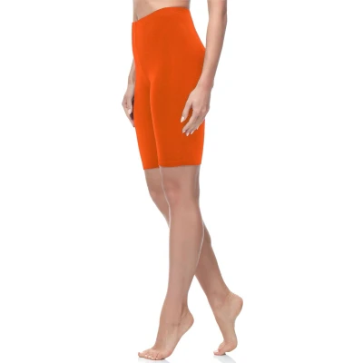 Afbeelding van Merry Style MS MS10 200 LE Dames Leggings Sport Vrijetijdsbroek Kort Katoen Sporbroek Yogabroek Roest XXL