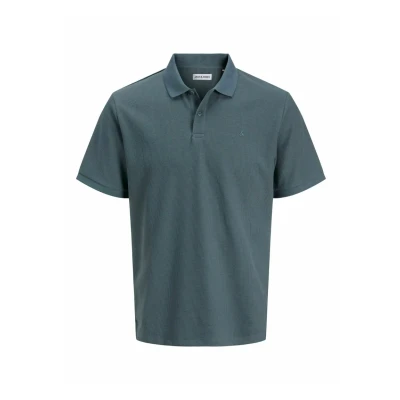 Afbeelding van Jack &amp; Jones Jjeaustin SS NOOS Poloshirt, Heren, Maat: Large, Stormy weather