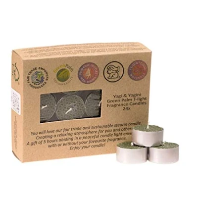 Afbeelding van Frankincense waxinelichtjes fair trade 24 stuks