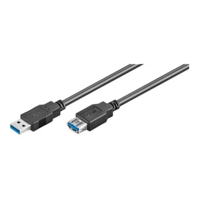 Image de goobay Rallonge de câble USB type A (F) pour (M) 3.0 5 m noir