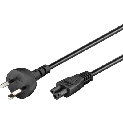 Afbeelding van Microconnect PE120818 electriciteitssnoer Zwart 1,8 m C5 stekker