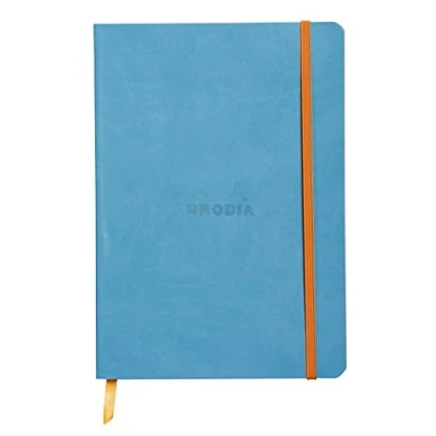 Afbeelding van Rhodia Turquoise Softcover Journal gelineerd