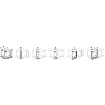 Afbeelding van Fiamma F45 Privacy Room 40 Voorwand Grijs Luifels Accessoires