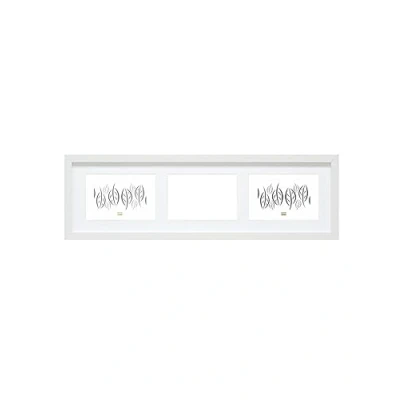 Afbeelding van Deknudt Frames fotolijst S66KC6 wit 3 foto&#039;s 13x18 cm