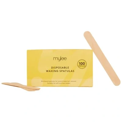 Afbeelding van Mylee Premium salonkwaliteit Wegwerpbaar houten spatels voor wax (Pak van 100), hygenisch en geschikt warme hete wassen