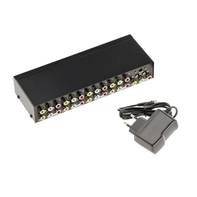 Afbeelding van KALEA INFORMATIQUE Video Audio Splitter Type Die hetzelfde dupliceert 1 bron in ingang naar 8 gelijktijdige uitgangen