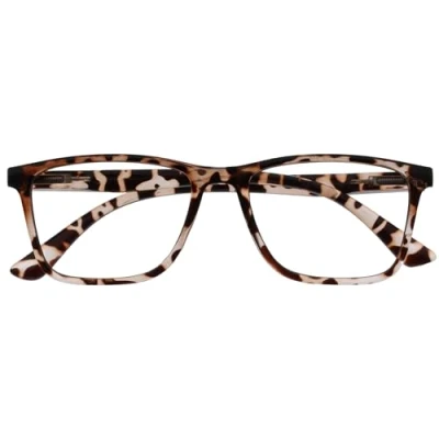 Image de OPULIZE NYX Lunettes anti lumière bleue reflets pour ordinateur et de jeu Protection contre les UV la fatigue oculaire Monture rectangulaire Homme femme, 1 paquet Marron
