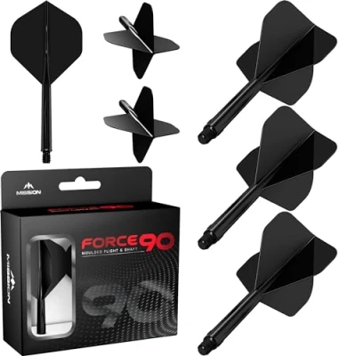 Afbeelding van Mission Force 90 Black NO2 Dart Flights