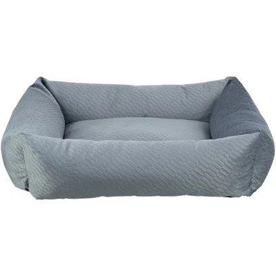 Afbeelding van Trixie Hondenmand Alena Hoekig Blauw / Grijs 60X50 CM