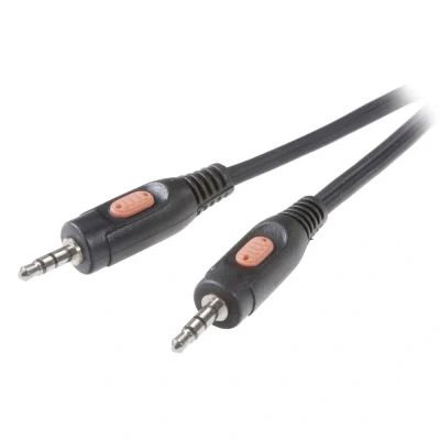 Afbeelding van SpeaKa Professional SP 7869780 Jackplug Audio Aansluitkabel [1x male 3,5 mm 1x mm] 10.00 m Zwart